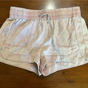 Express pink high-rise shorts size small